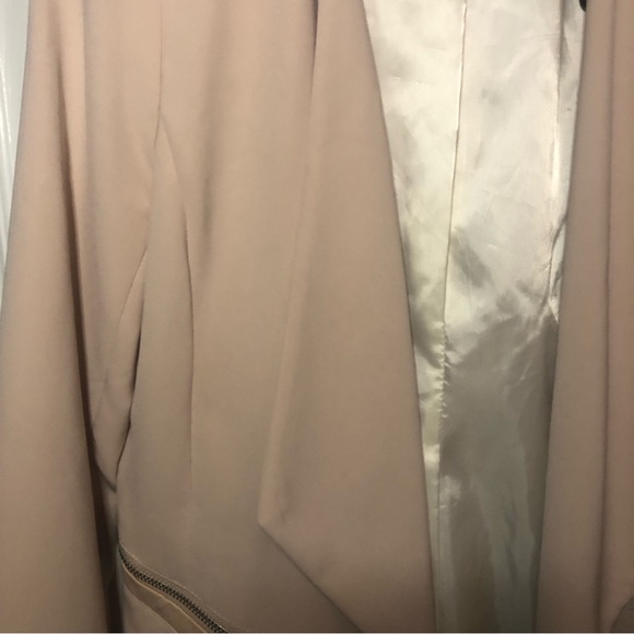 H&M Waterfall Classic Blazer Pale Pink 12 - Picture 5 of 9